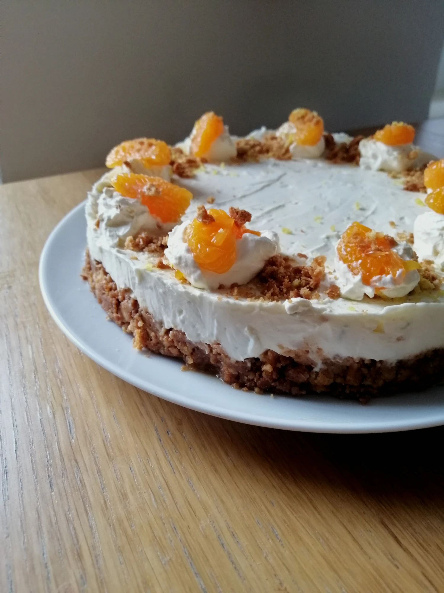 citrus and ginger cheesecake