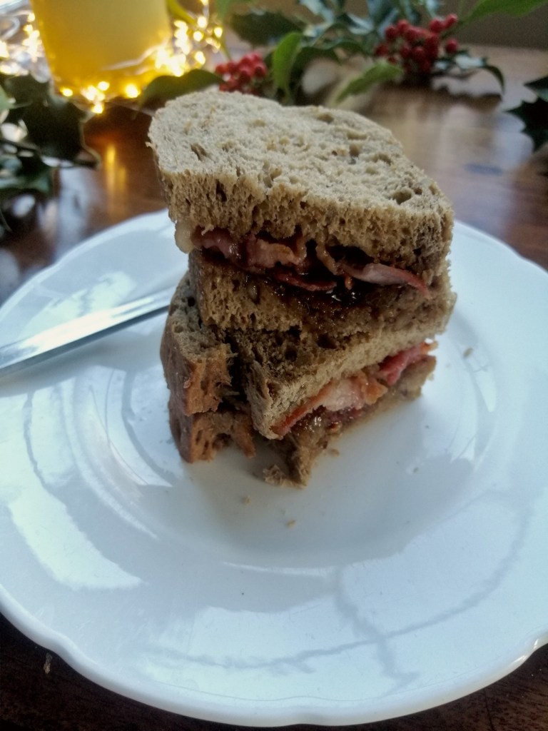 bacon and marmalade sandwich