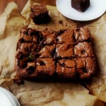 blackberry and bay brownies