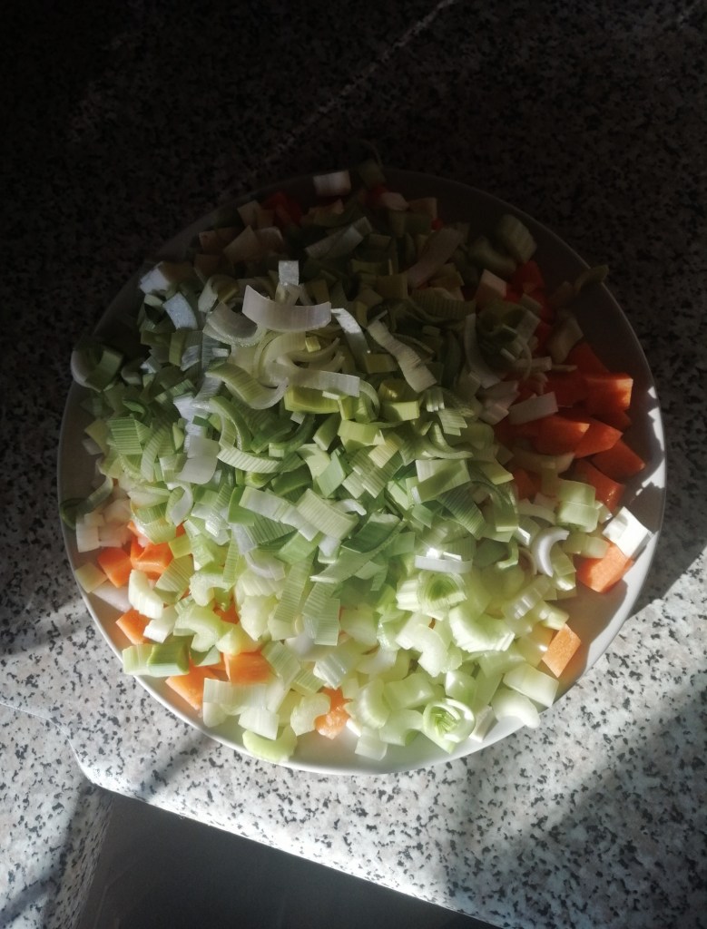 vegetable and pearl barley soup
