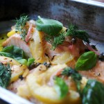 roasted buttered salmon