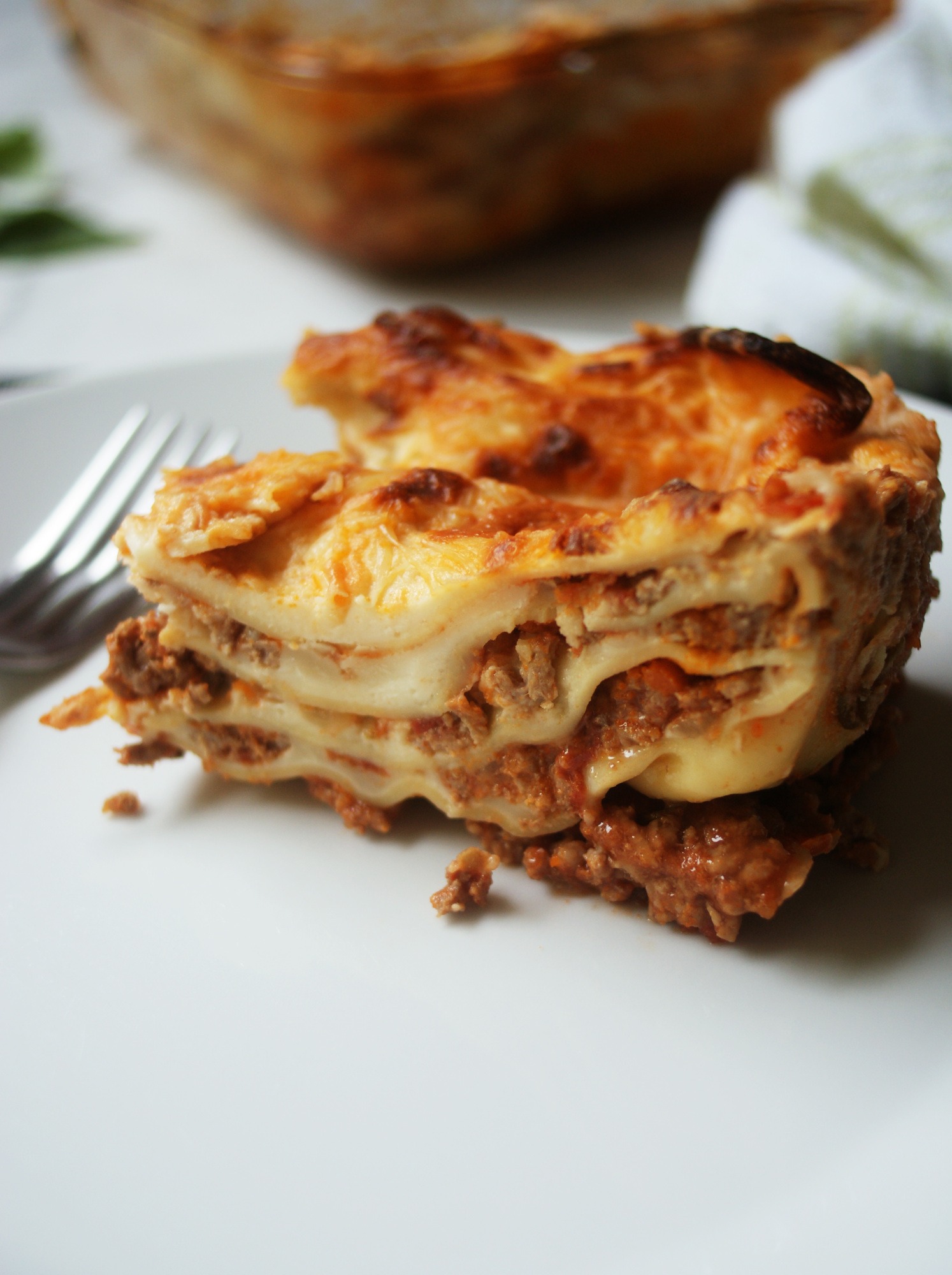 Classic Lasagne with Three Cheeses