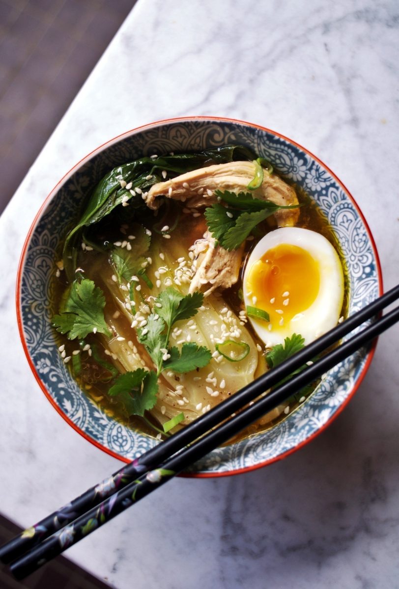 miso chicken soup