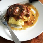 bangers mash onion gravy