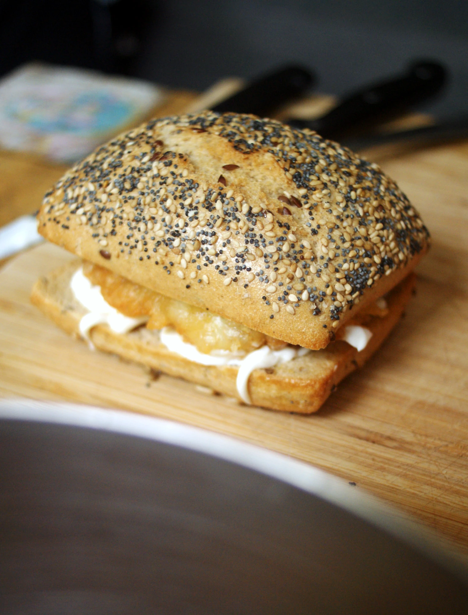 beer-battered fish finger sandwiches