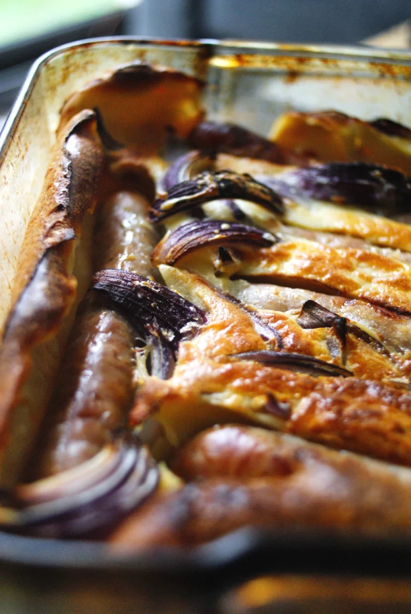 toad in the hole with onions